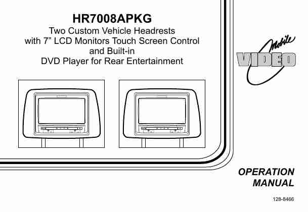 Audiovox Car Video System HR7008A-page_pdf